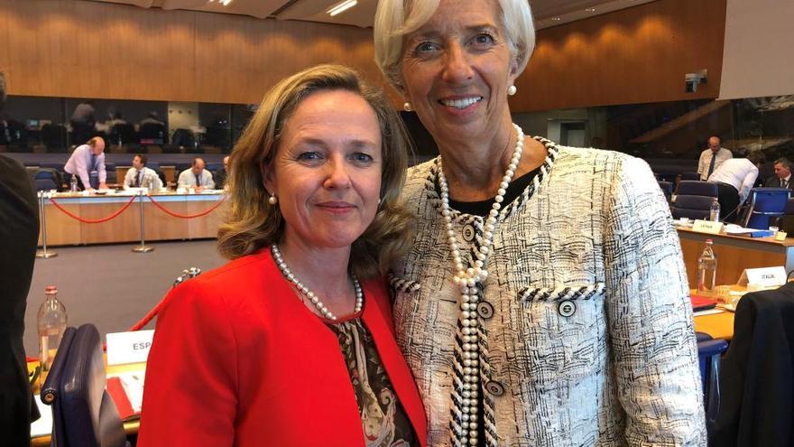 Primer encuentro entre la ministra Calviño la directora del FMI - Faro de Vigo