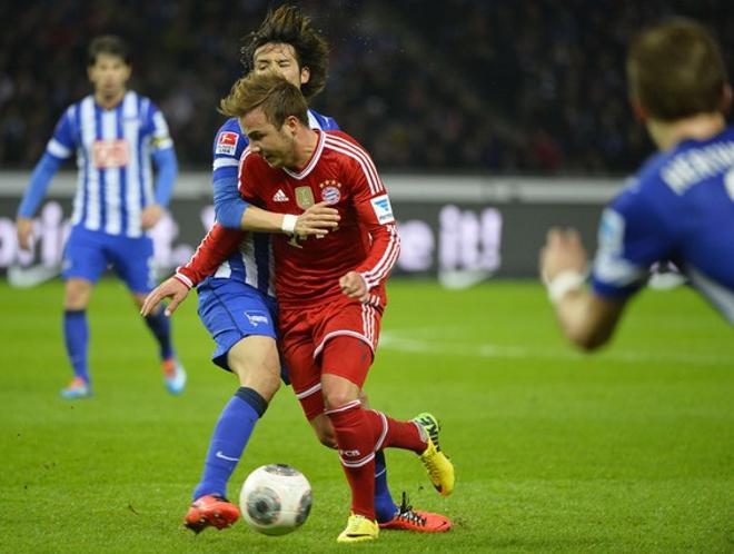 Las imágenes del Hertha-Bayern