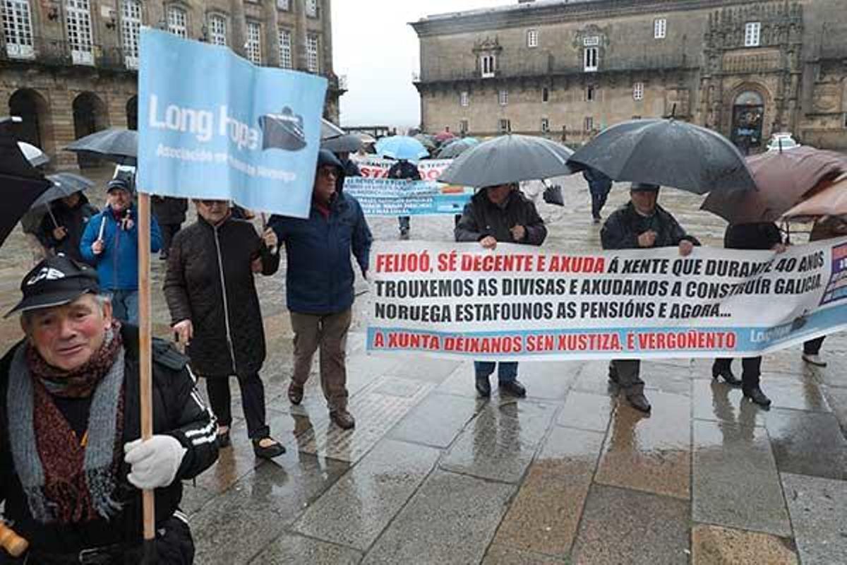 Los exmarineros en Noruega exigen su pensión