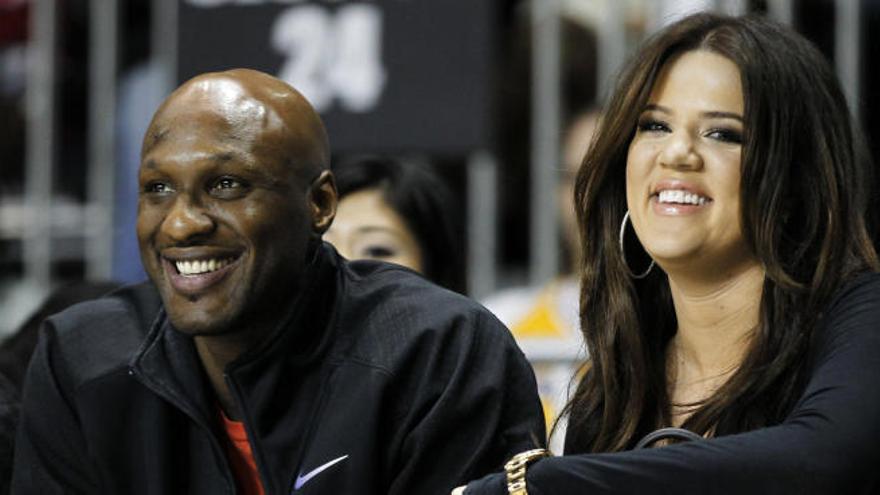 Lamar Odom, junto a Khloe Kardashian