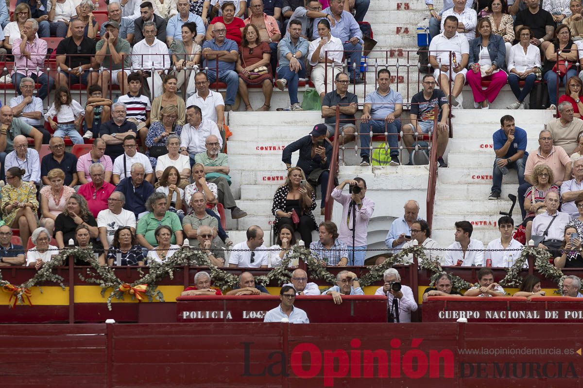 Cuarta corrida en la Feria Taurina de Murcia (Castella, Manzanares y Ureña)