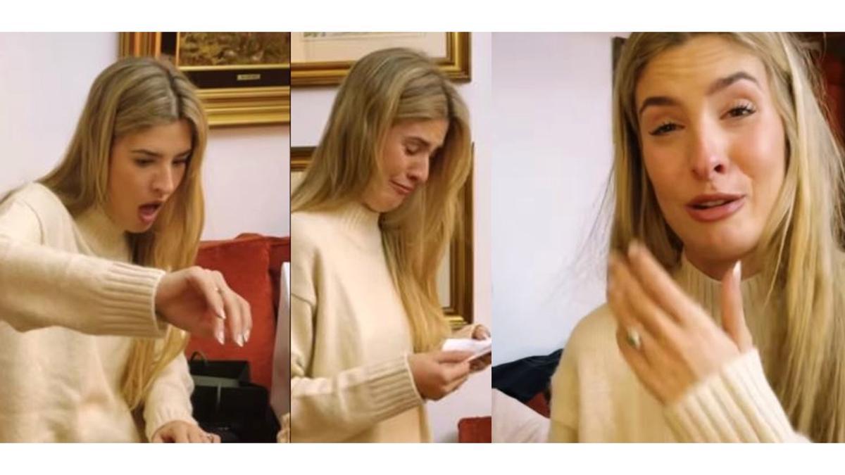 Tres imágenes del vídeo de Teresa Andrés