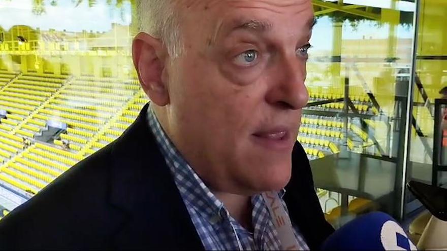 Tebas ha vuelto a referirse al Barça y a su fair play: "No lo tiene tan difícil como otros años"