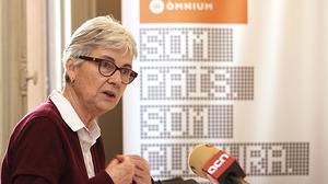 La presidenta d’Òmnium, Muriel Casals, sobre la consulta: Entenem que hi pot haver circumstàncies que modifiquin el calendari més enllà del 2014