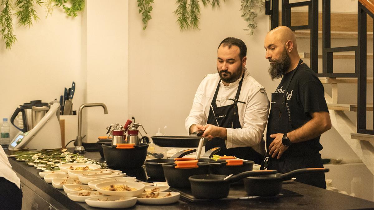  Benito Gómez y Manuel Romero, en el espacio CocinaME.