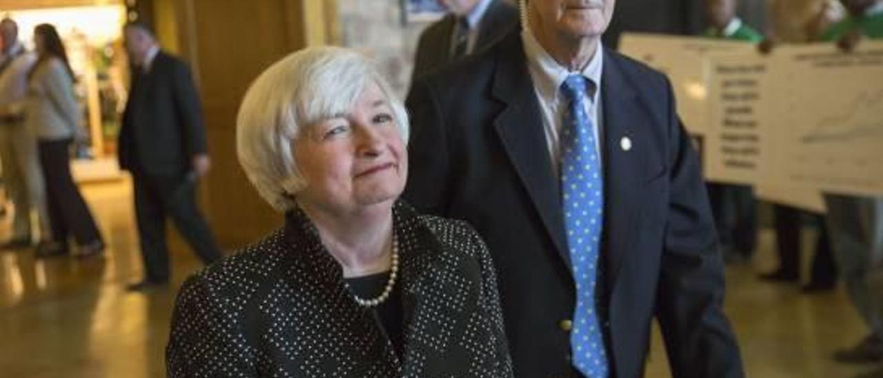 La presidenta de la Reserva Federal estadounidense, Janet Yellen.
