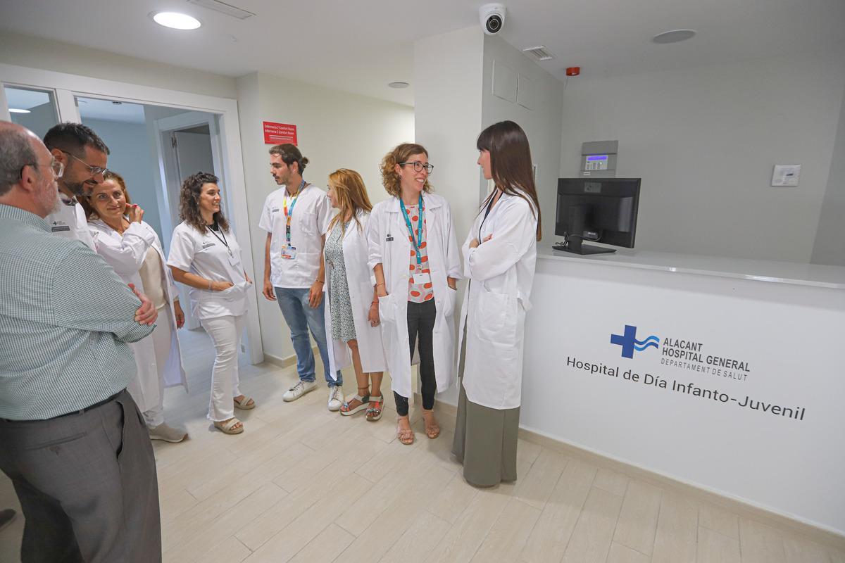 El hospital infantojuvenil que Sanidad inauguró en junio de 2023 en el entorno del Hogar Provincial de Alicanre
