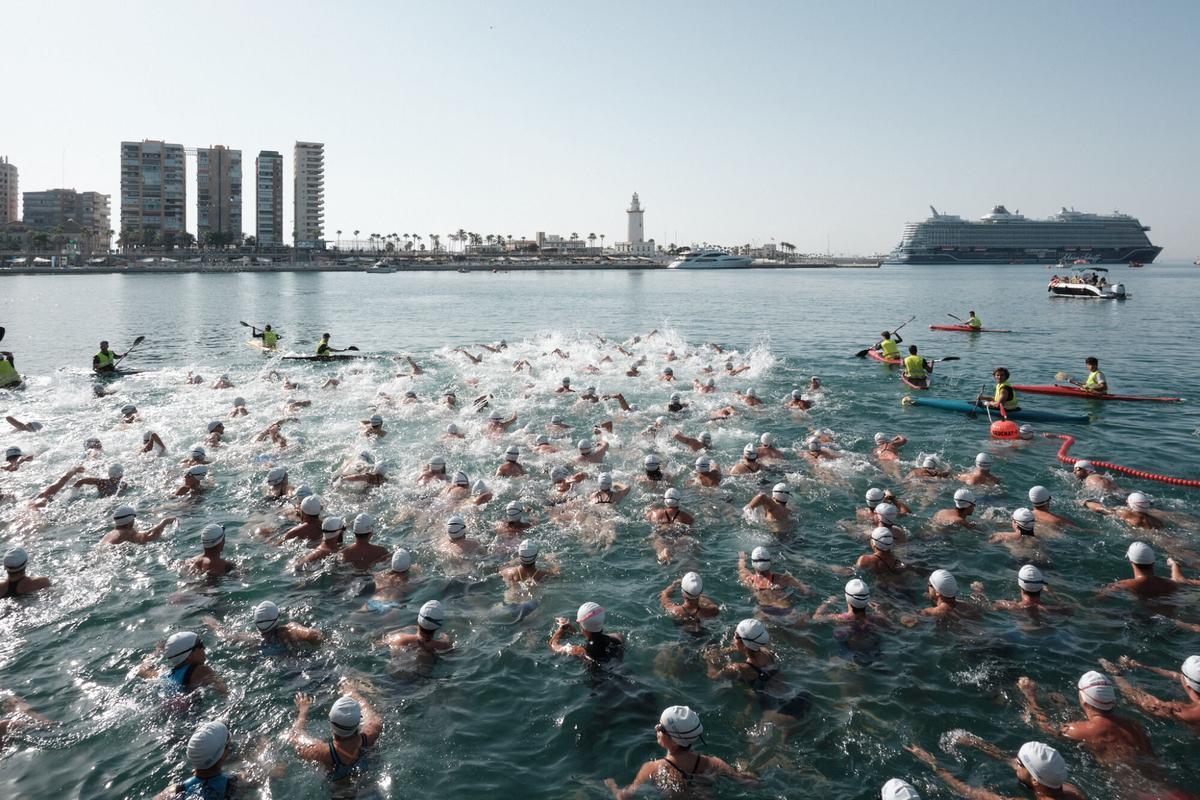 Travesía a nado en el Puerto de Málaga el domingo 9 de agosto de 2026