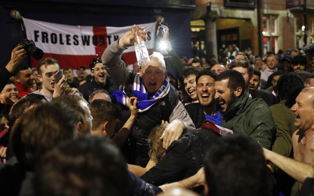 El Leicester, campeón de la Premier League