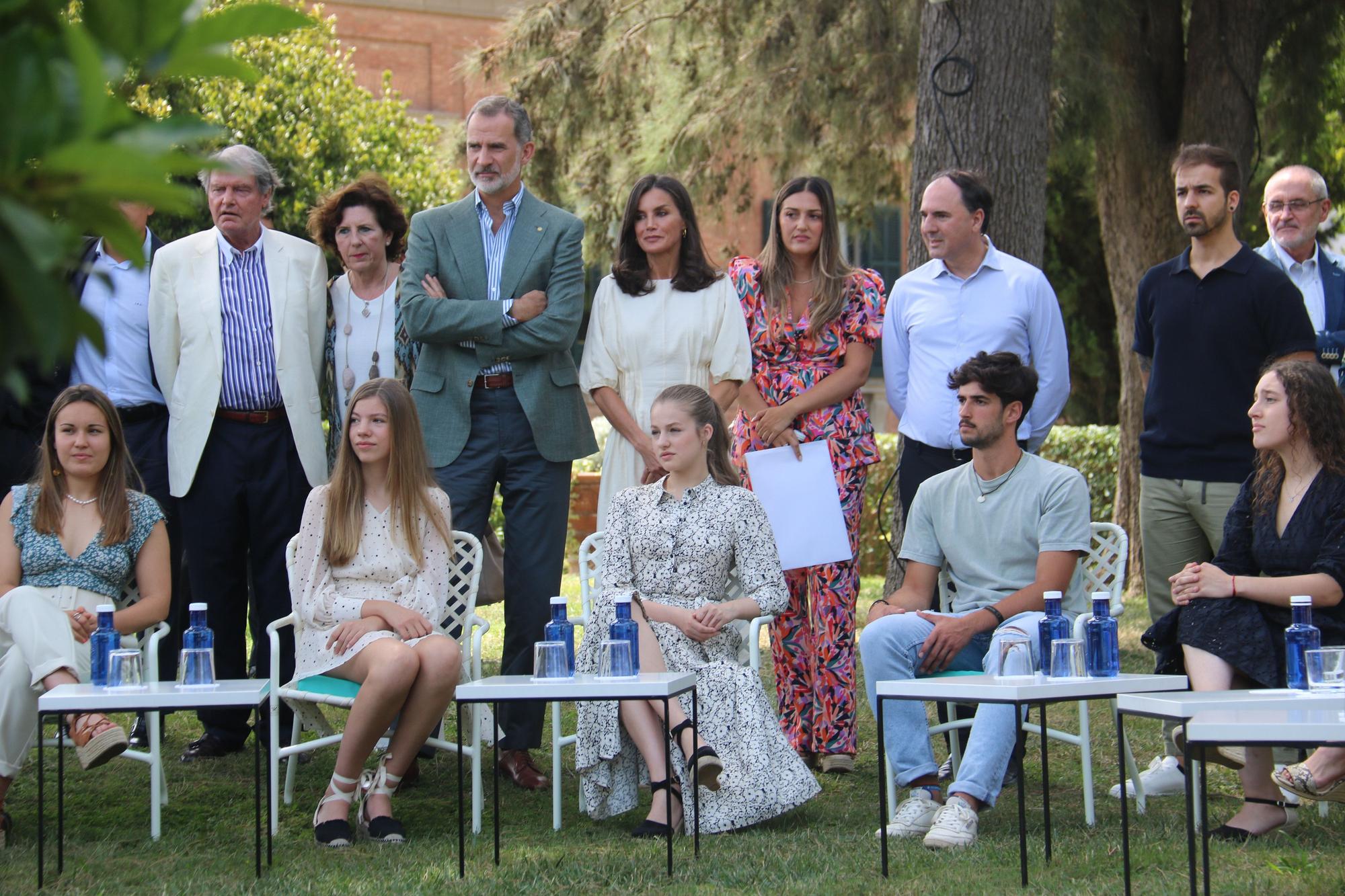 La princesa Elionor i la infanta Sofia participen en un taller en el marc dels Premis Fundació Princesa de Girona