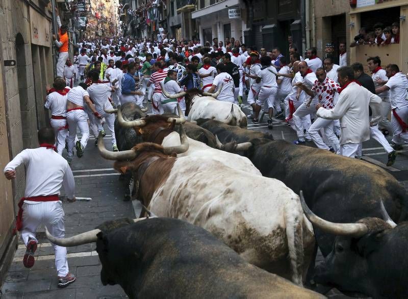 Último encierro de las Fiestas de San Fermín 2015