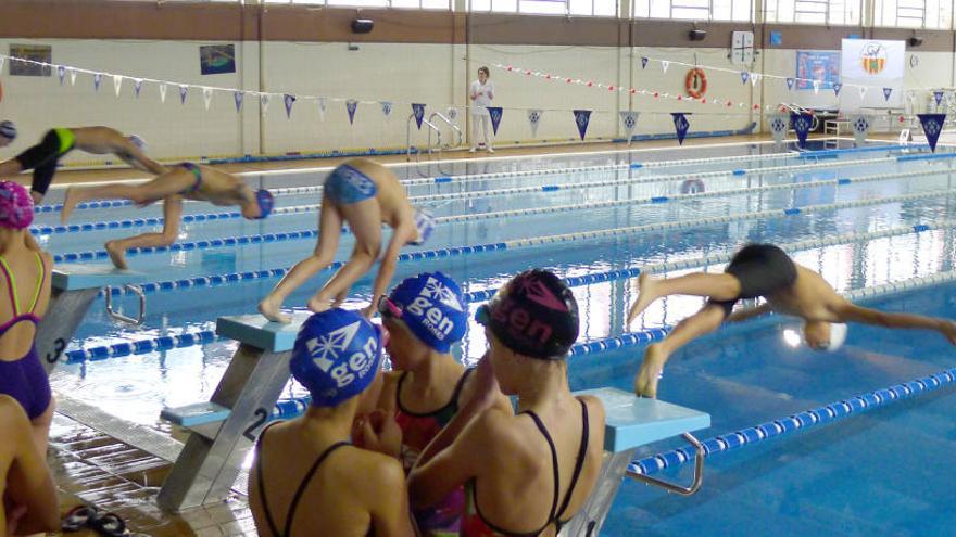El Trofeu de natació de la Santa Creu es va celebrar el dissabte