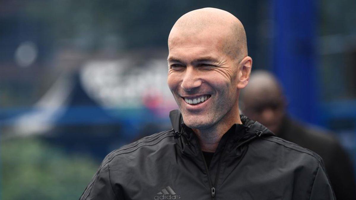 El ex-entrenador del Real Madrid, Zinedine Zidane