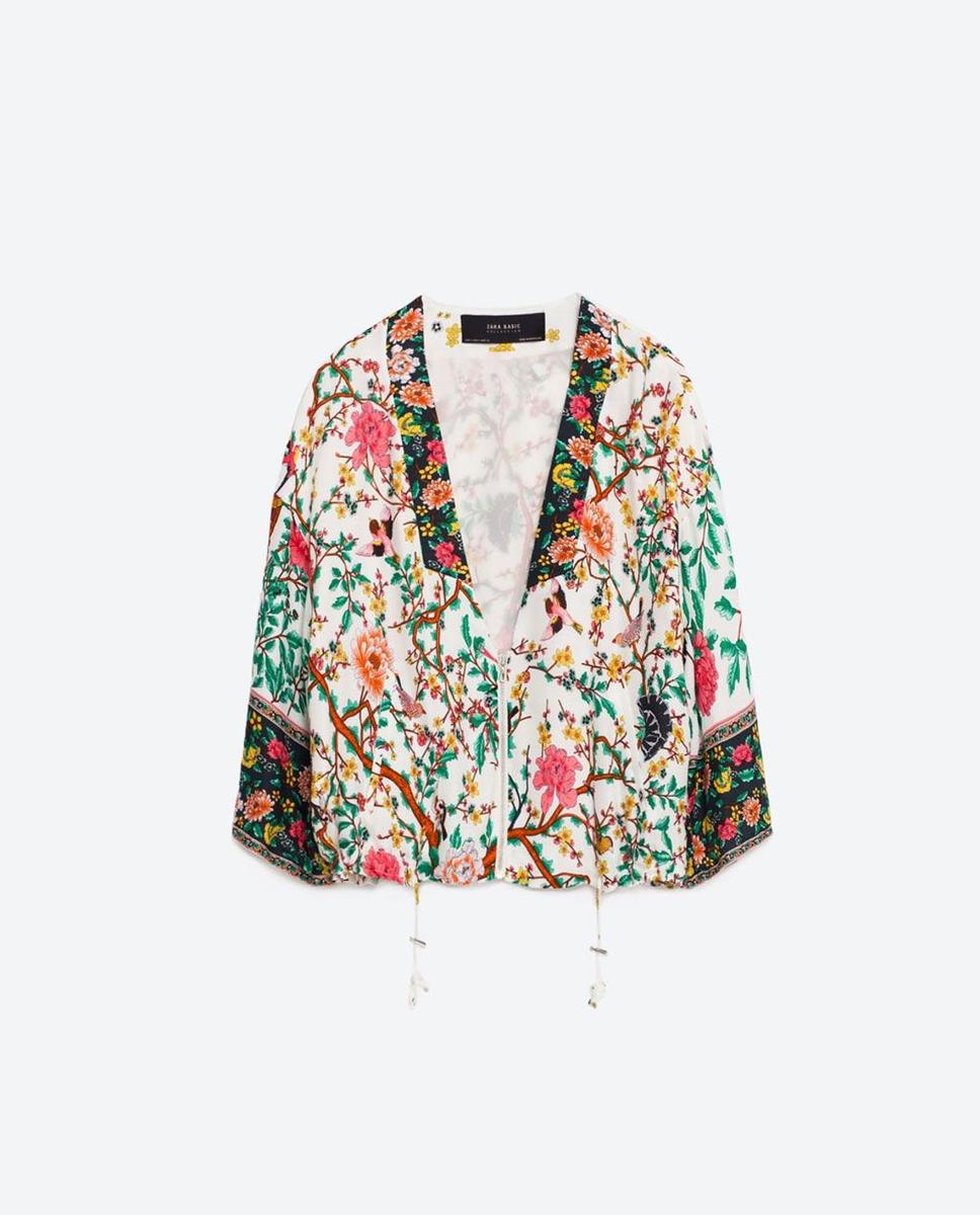 Kimono estampado, Zara