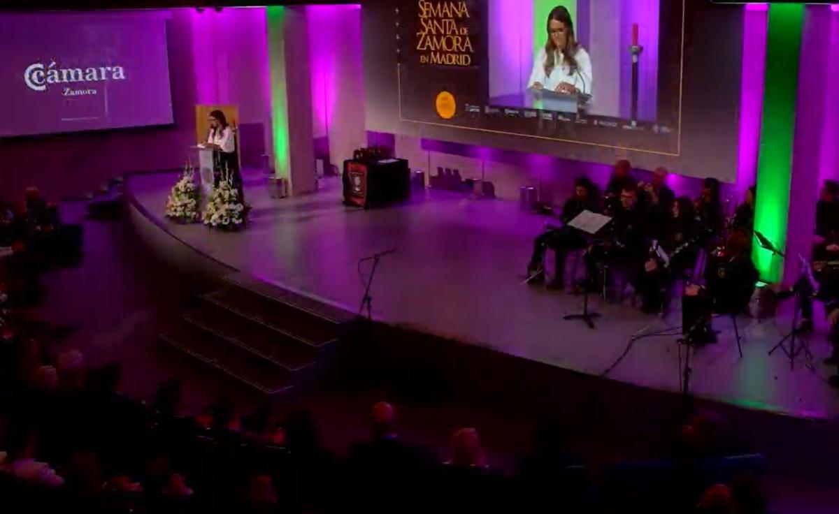 Un momento del pregón.