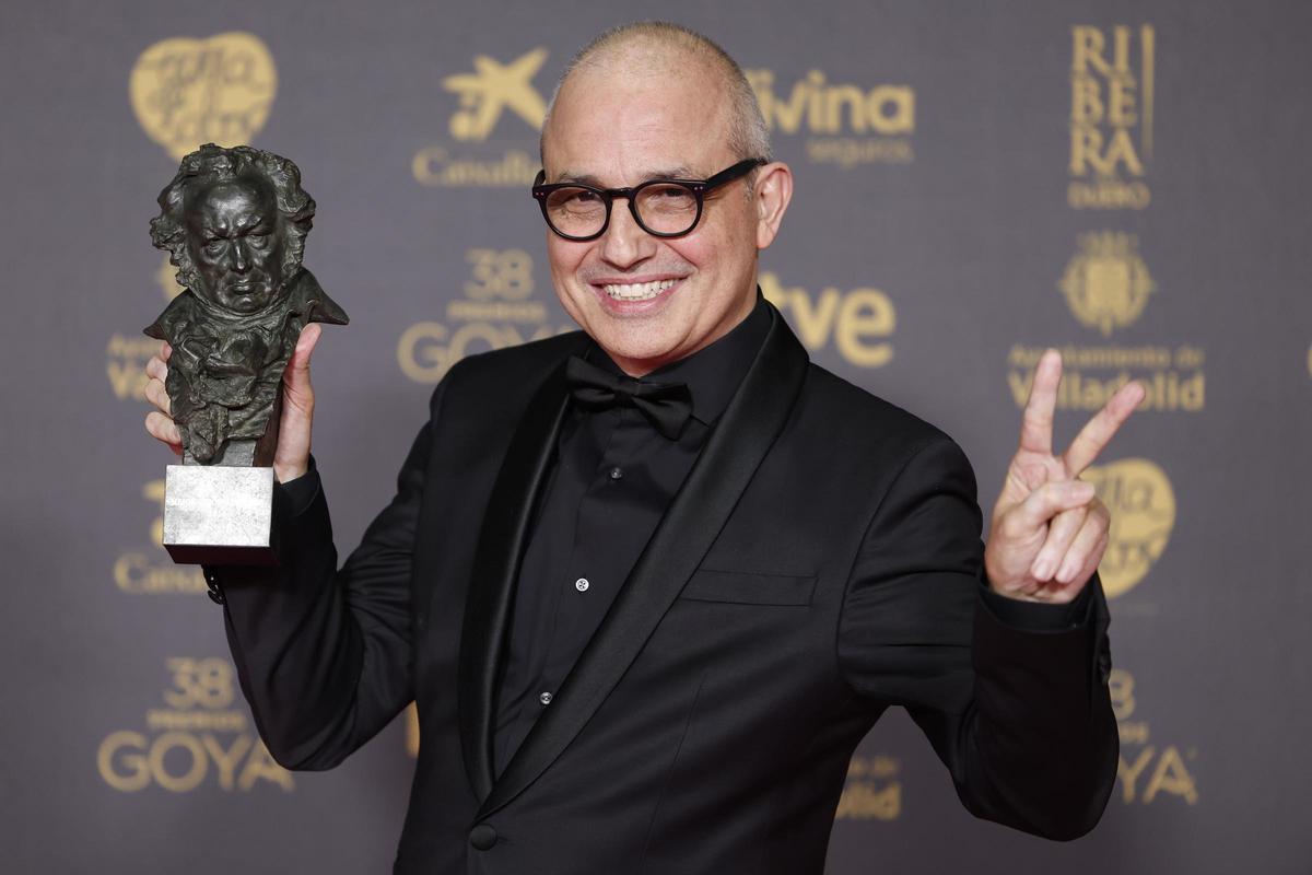 Pablo Berger tras recibir el Goya a Mejor Guión Adaptado