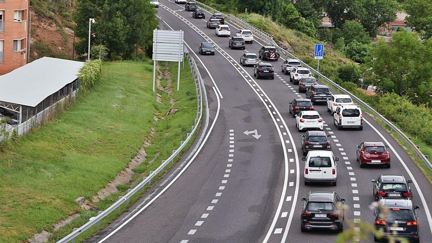 La primera jornada de l&#039;operació sortida del pont de la Puríssima deixa retencions de 4 quilòmetres a la C-16