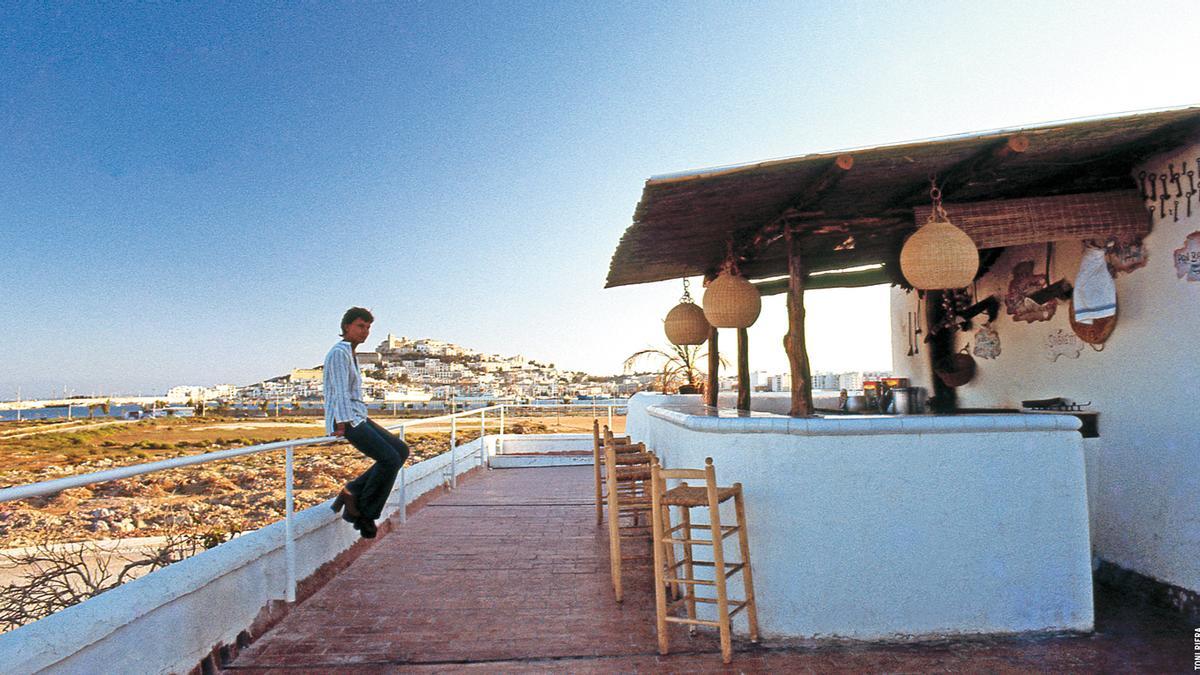 50 aniversario Pacha Ibiza | Imagen de la terraza original de la discoteca Pacha Ibiza.