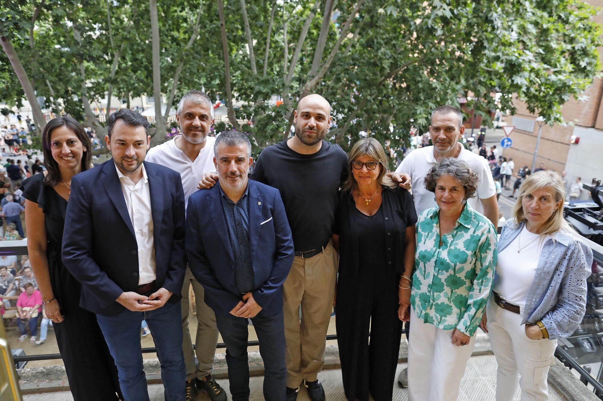 Salt. Ajuntament. Prego festa major salt 2025. Pregoner Manel Vidal. Jordi Viñas (alcalde).