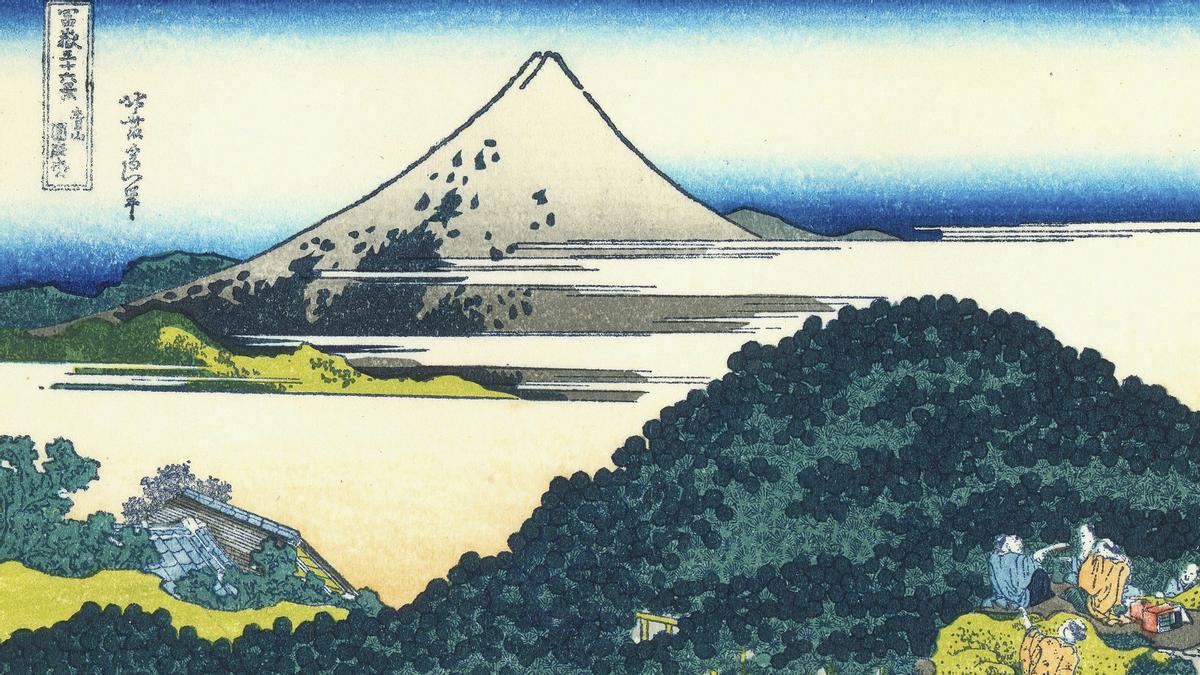 ‘La costa de Kamakura’, Katushika Hokusai (1832)