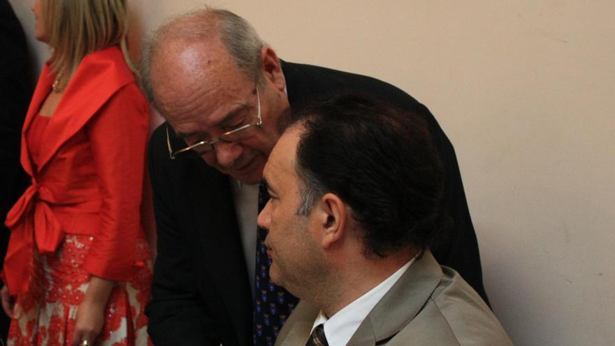 José Crespo y José Luis López Garra, en un encuentro.