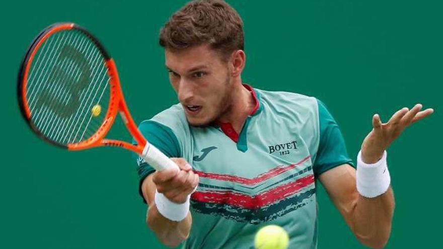 Pablo Carreño en su partido ante Ramos en Shanghai.