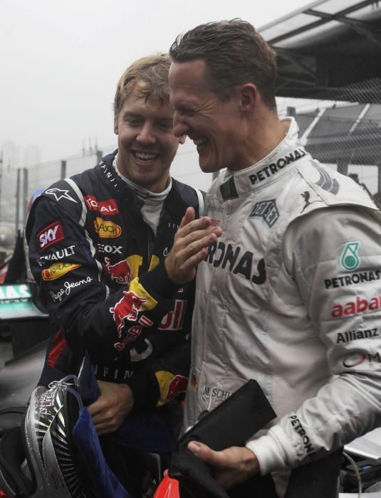 Michael Schumacher y Sebastian Vettel.