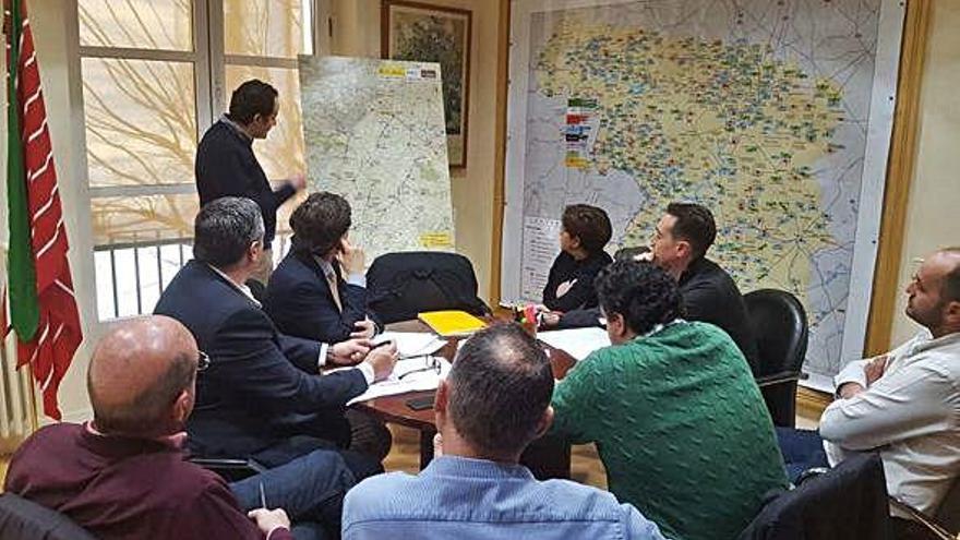 Un momento de la reunión celebrada en Zamora el lunes por la tarde. /Cedida