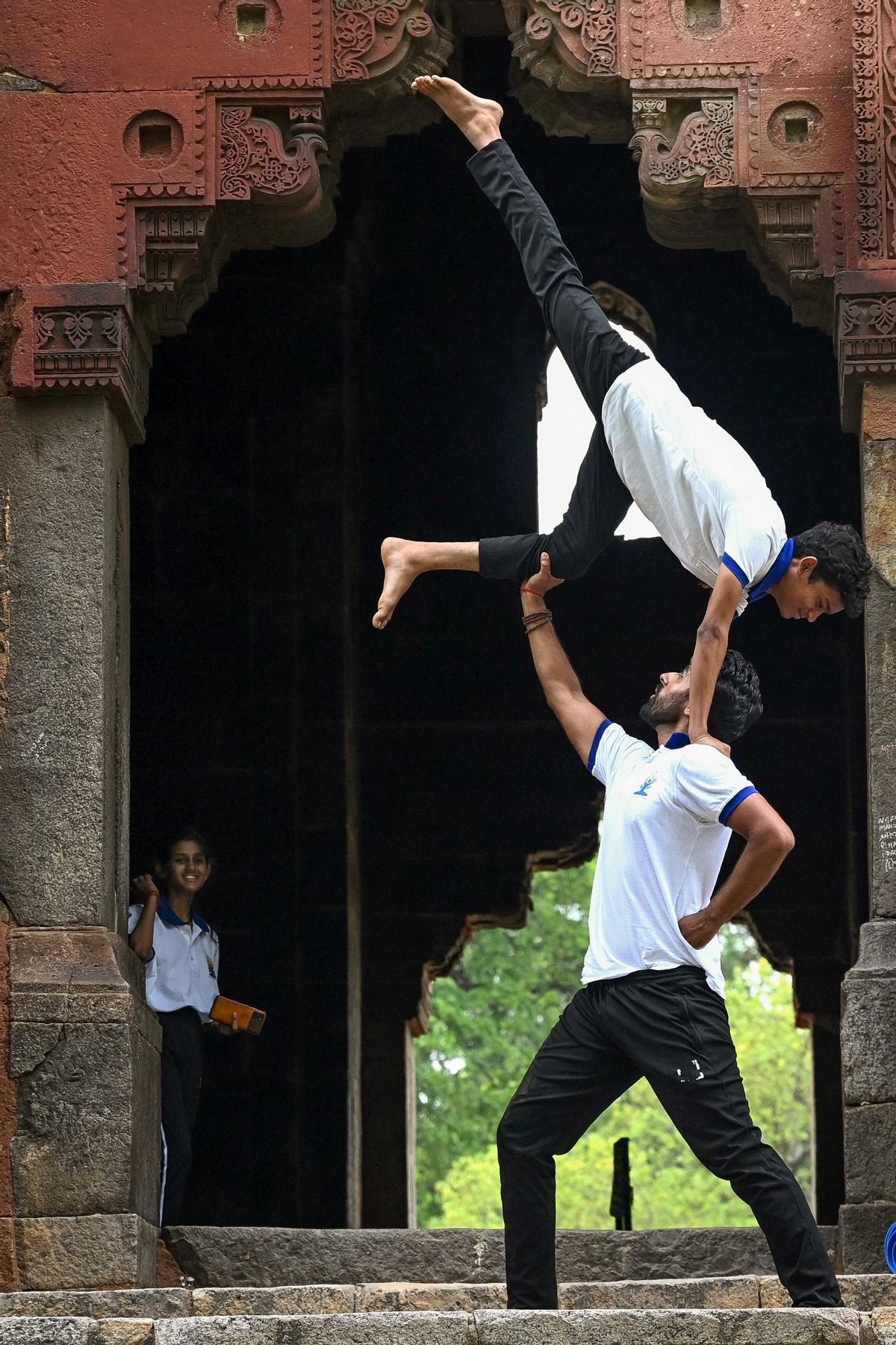 Día Internacional del Yoga en la India