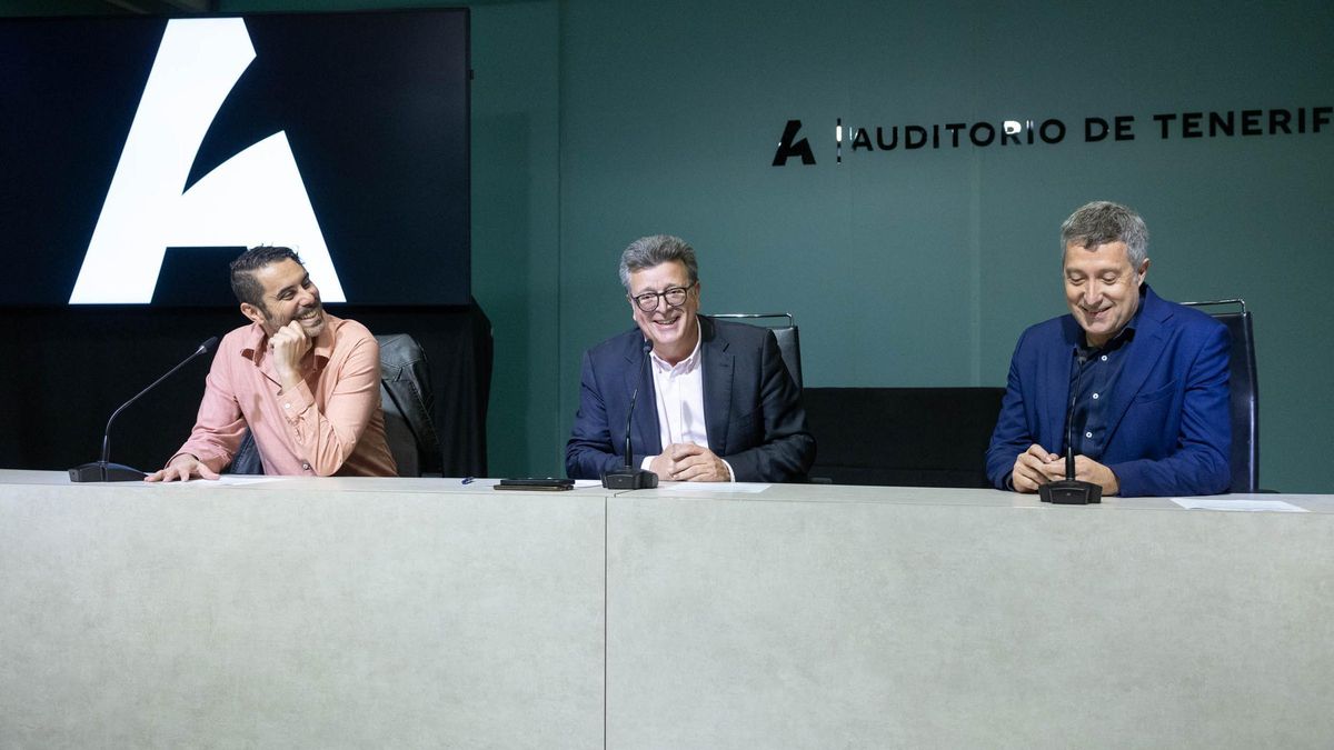 Jose Padilla, José Carlos Acha y José Carlos Rivero durante la presentación.