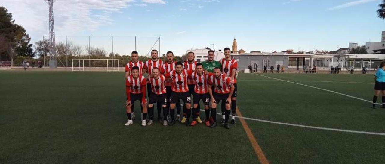 Once titular del Racing Rafelcofer CF en la tarde de ayer. | LEVANTE-EMV