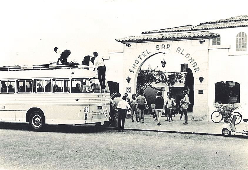 El Hotel Alomar en los años 50.