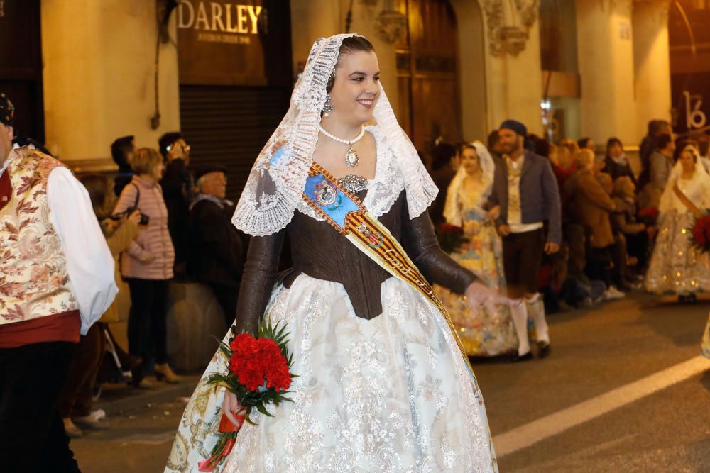 Desfile de Sandra Gómez en la Ofrenda