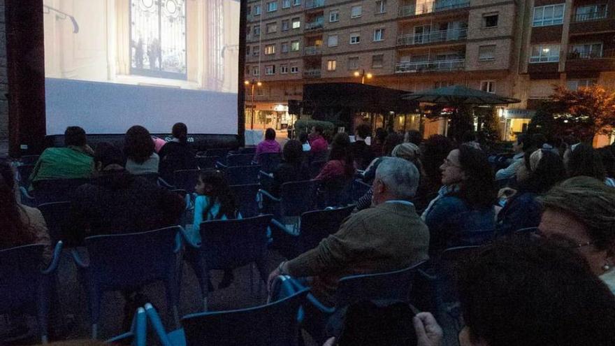 Un momento de la proyección de la semana pasada en la Gesta.