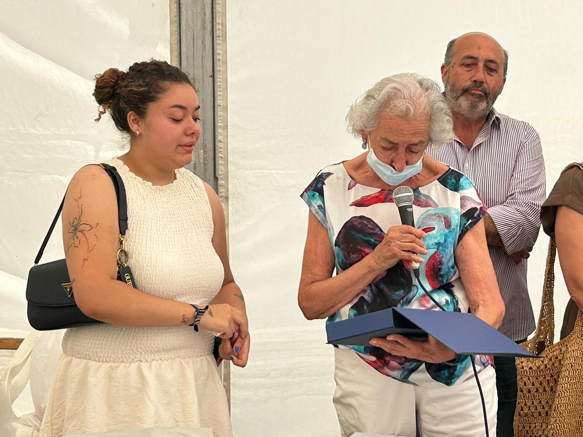 EN IMÁGENES: San Martín de Laspra dinde tributo a su vecina más longeva