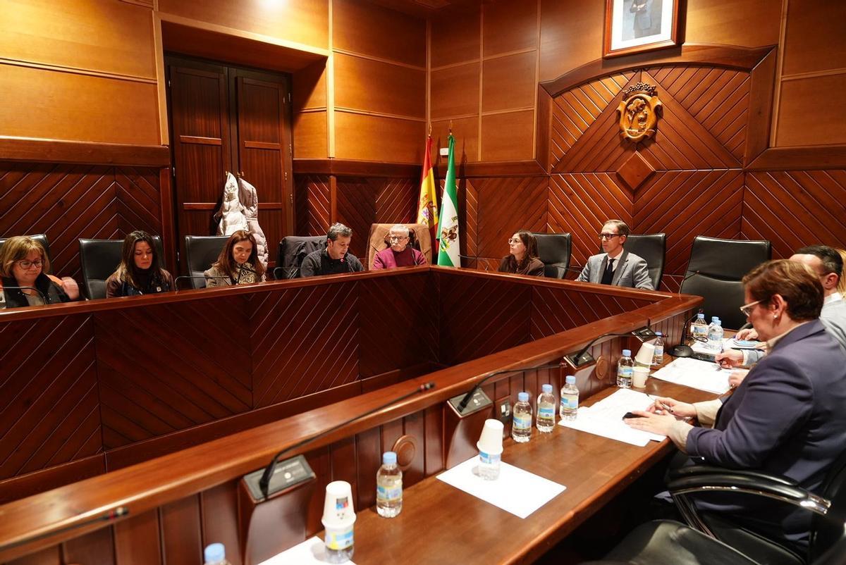 Pleno celebrado por la Corporación municipal de Pozoblanco.