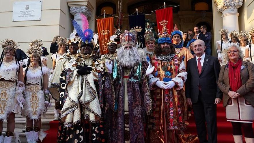 Cabalgata de Reyes Magos de Málaga.