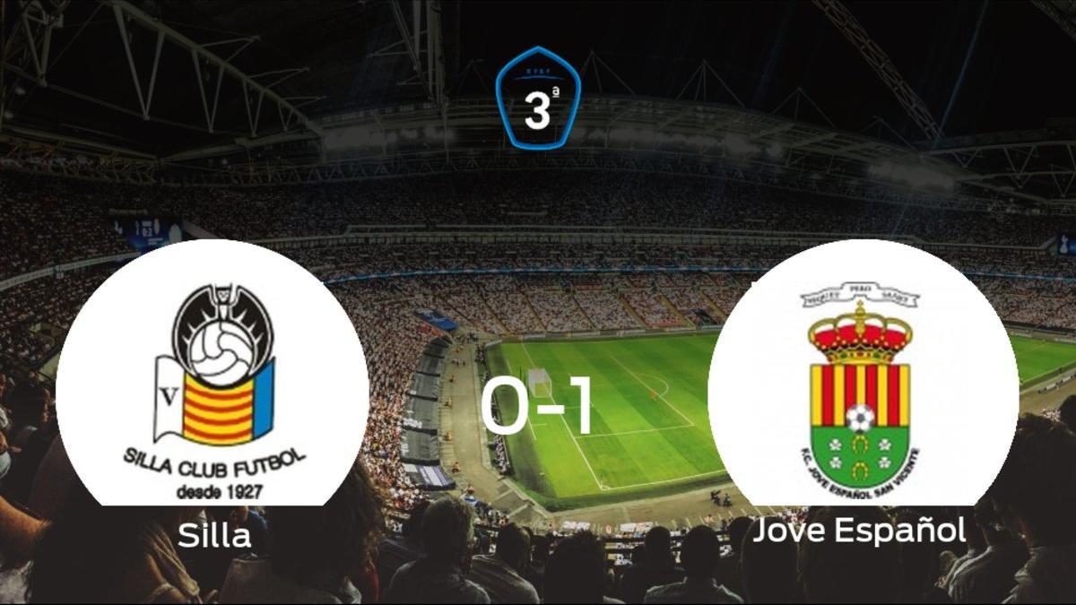 El Jove Español se queda con los tres puntos tras derrotar 0-1 al Silla Cf