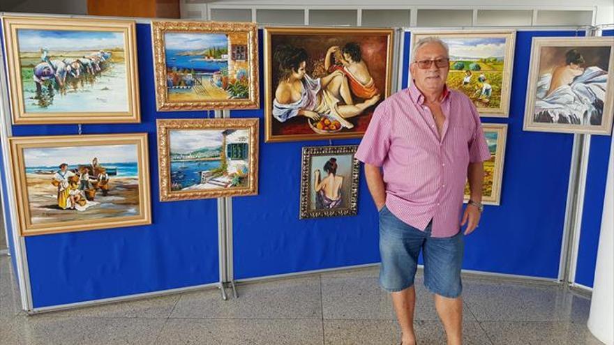 Manuel aparicio cuéllar expone sus pinturas