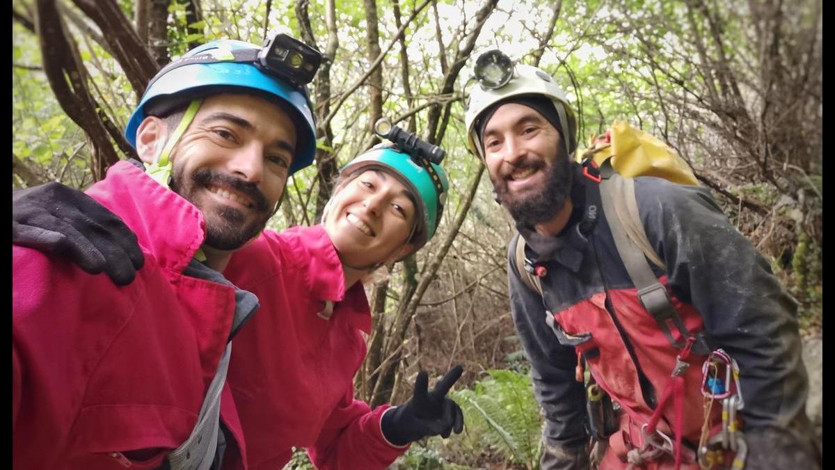 Los barranquistas que sufrieron un accidente en el torrente de l'Assarell de Pollença.