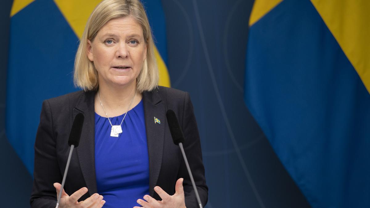 La primera ministra de Suecia, Magdalena Andersson.