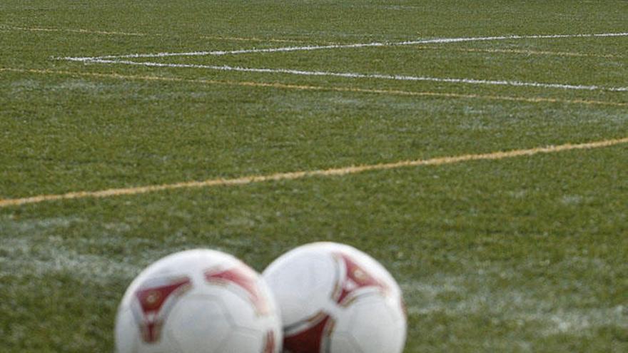 Imagen del entrenamiento de un equipo de fútbol de la capital.