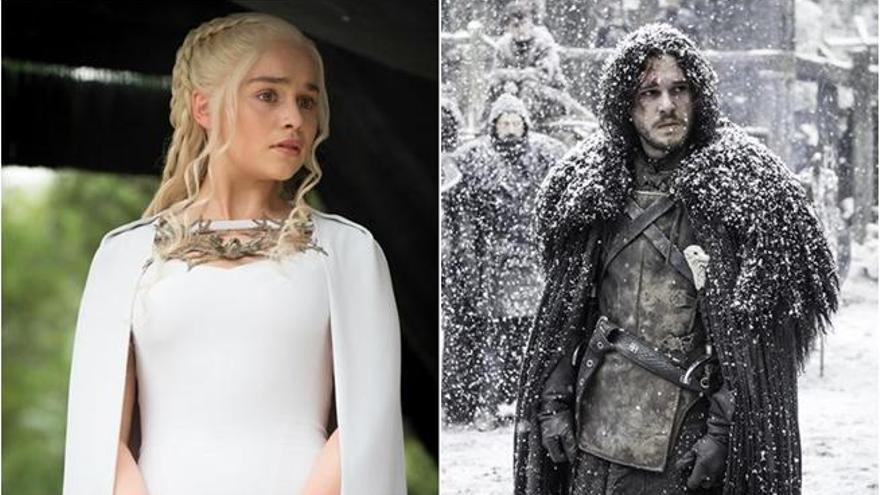 Daenerys Targaryen y Jon Snow.