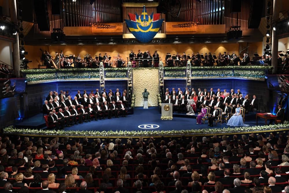 Nobel award ceremony in Stockholm