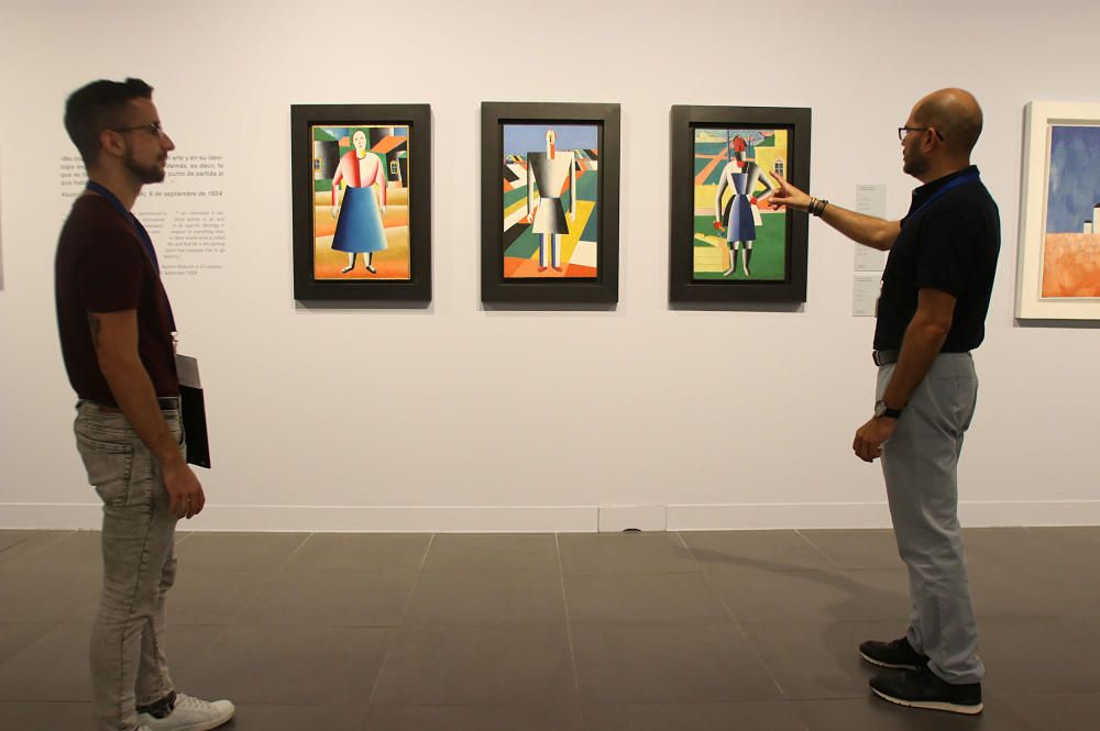 Exposición de Malévich en el Museo Ruso