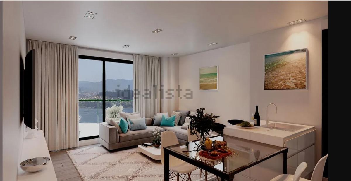 Recreación de uno de los pisos que se muestran en el anuncio de la promoción inmobiliaria.