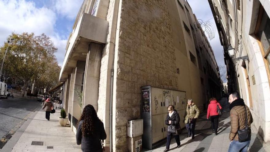 La façana laterla del Museu de l&#039;Empordà on es desenvoluparà l&#039;acció a Figueres