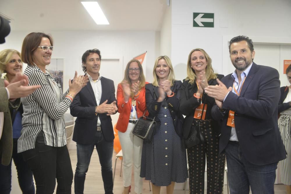 Noche electoral en la sede de Ciudadanos