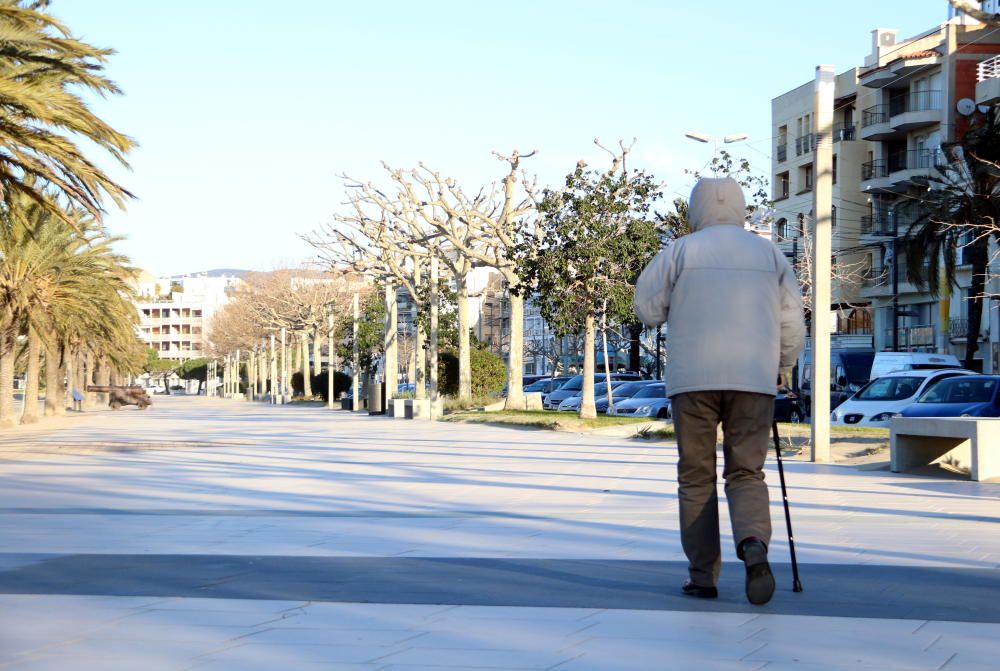 Les temperatures han baixat i han deixat 7 graus a Roses