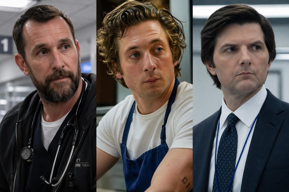 Los protagonistas de The Pitt, The Bear y Separación, tres series sobre estar quemados en el trabajo.